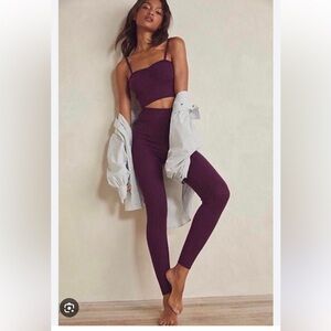 Free People Intimately Morning Light Cableknit set